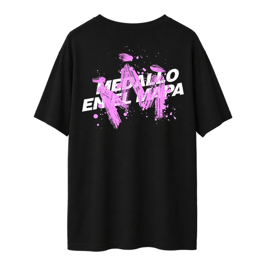 Medallo En El Mapa Black T-Shirt