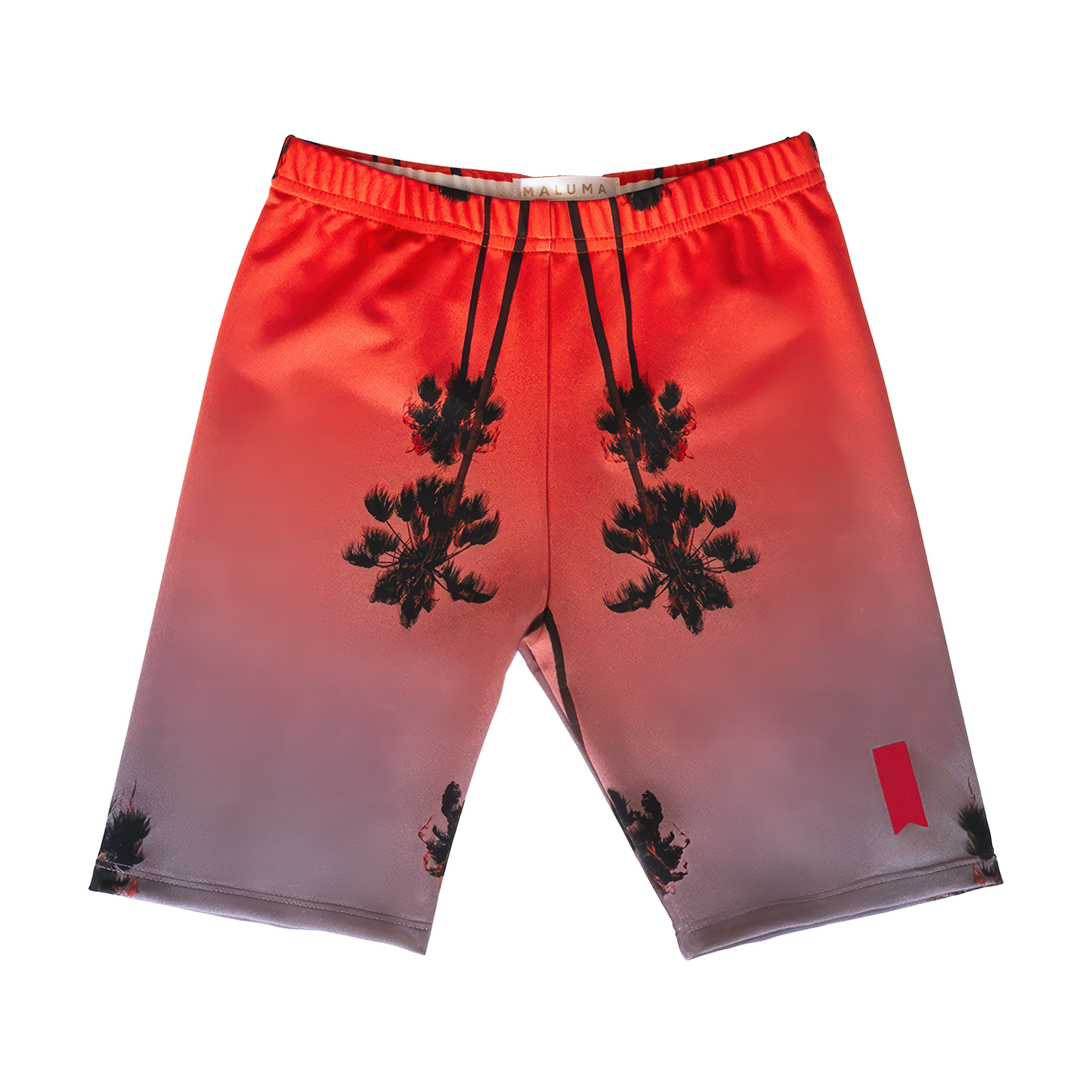 Palm Pink Premium Biker Shorts