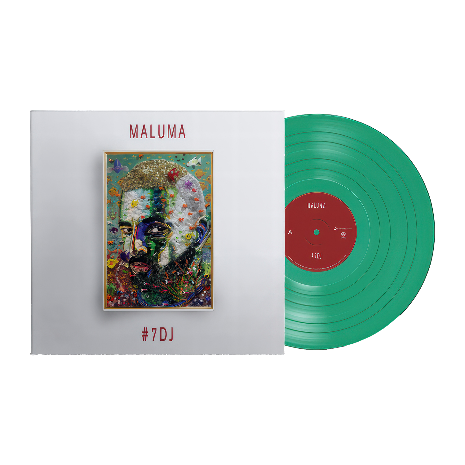#7DJ (7 Dias En Jamaica) Turquoise Vinyl LP