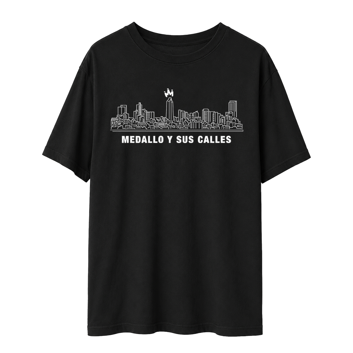 Medallo Y Sus Calles Black T-Shirt