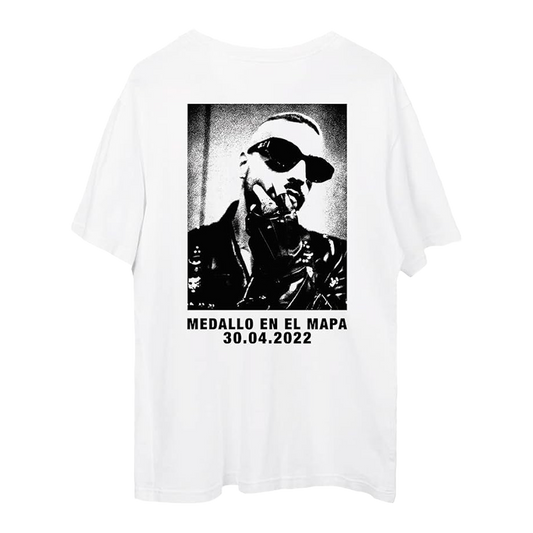 Medallo En El Mapa White T-Shirt