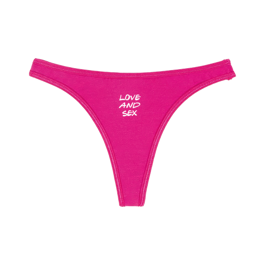 The Love & Sex Tape Pink Thong