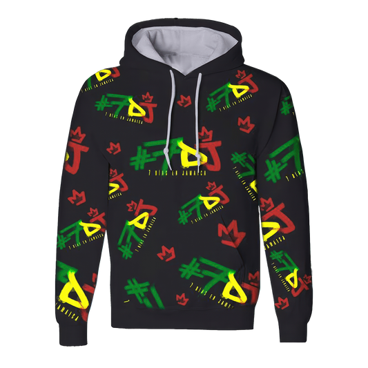 #7DJ Color Logo All-Over Hoodie