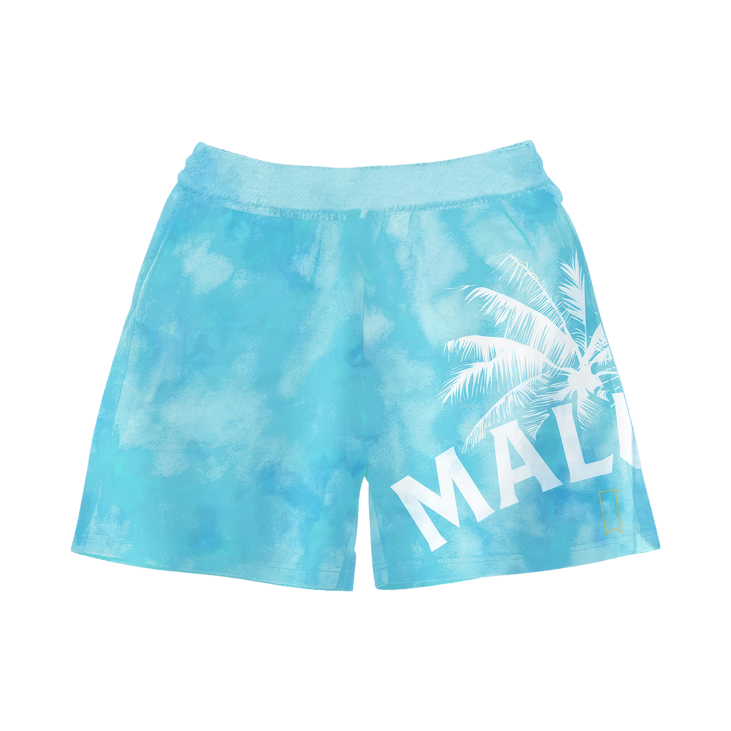 Dyed Sky Blue Shorts