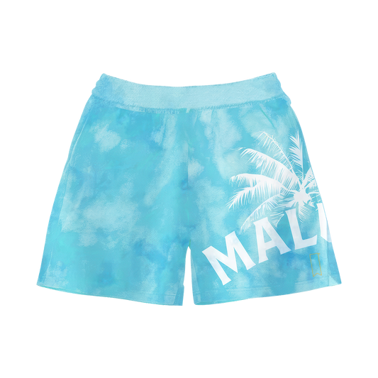 Dyed Sky Blue Shorts