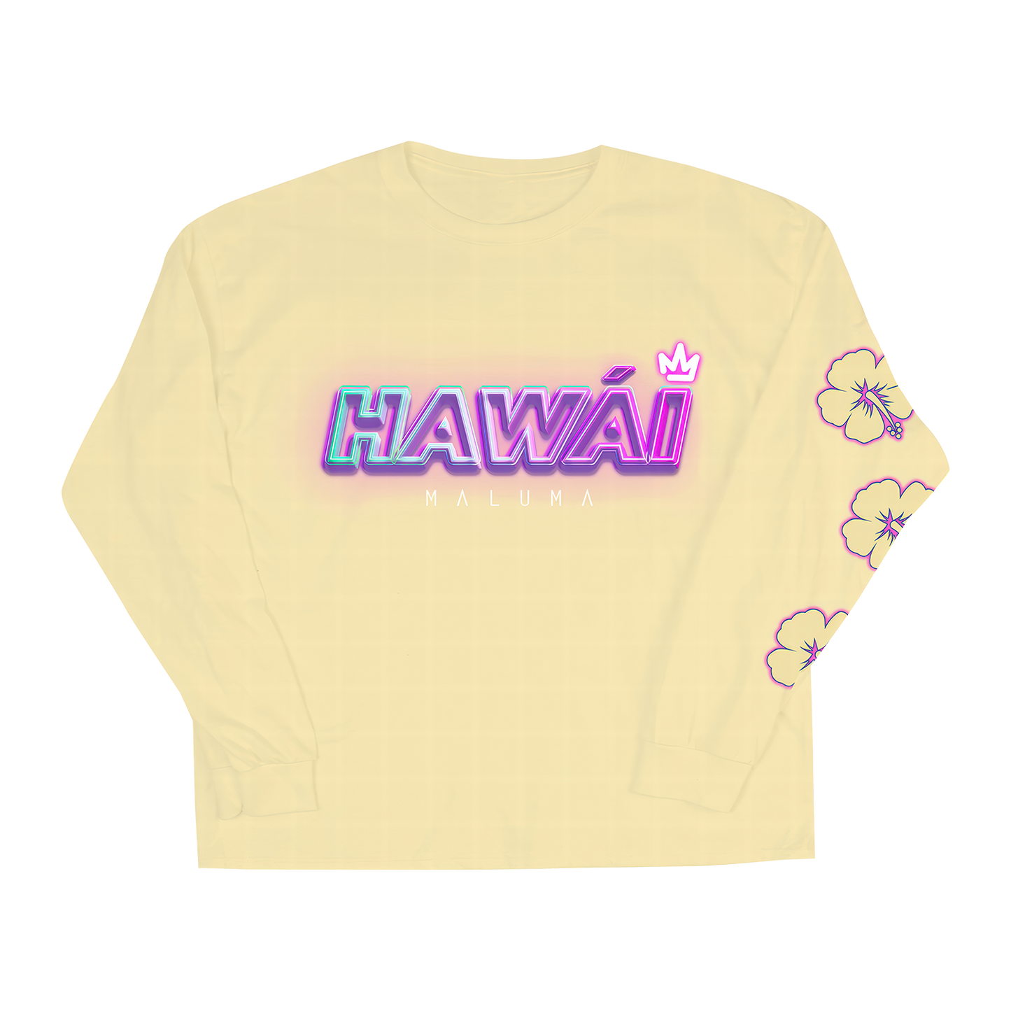 Hawái Yellow Long Sleeve Tee