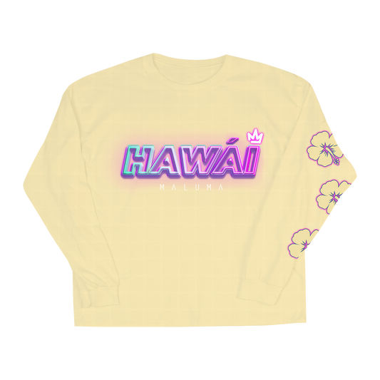 Hawái Yellow Long Sleeve Tee