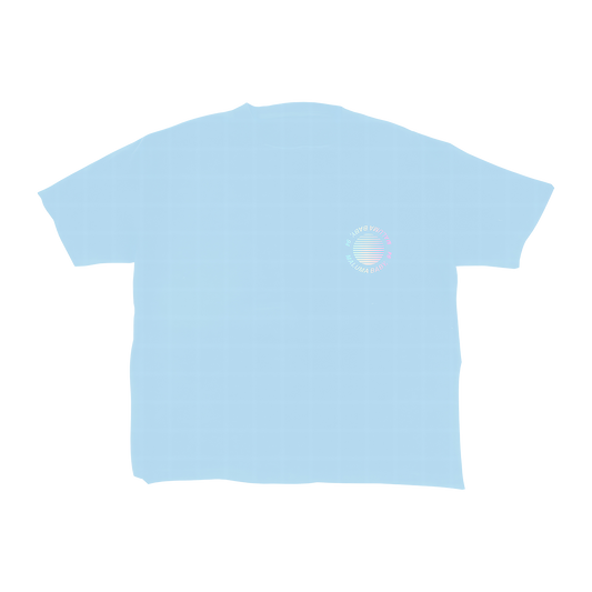 Blue Palm Tee